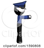 Poster, Art Print Of Ink Police Man Pointing Right