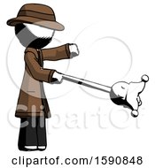 Ink Detective Man Holding Jesterstaff I Dub Thee Foolish Concept