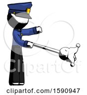 Poster, Art Print Of Ink Police Man Holding Jesterstaff - I Dub Thee Foolish Concept
