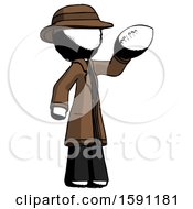Poster, Art Print Of Ink Detective Man Holding Football Up