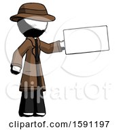 Poster, Art Print Of Ink Detective Man Holding Large Envelope