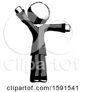 Poster, Art Print Of Ink Clergy Man Directing Traffic Right
