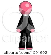 Pink Clergy Man Standing Facing Forward