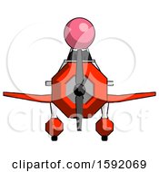 Poster, Art Print Of Pink Clergy Man In Geebee Stunt Plane Front View