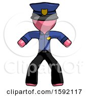 Poster, Art Print Of Pink Police Male Sumo Wrestling Power Pose