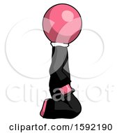 Pink Clergy Man Kneeling Right