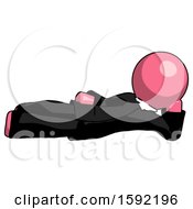 Pink Clergy Man Reclined On Side