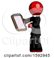 Poster, Art Print Of Red Clergy Man Reviewing Stuff On Clipboard