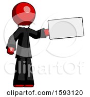 Poster, Art Print Of Red Clergy Man Holding Large Envelope