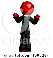 Poster, Art Print Of Red Clergy Man Shrugging Confused