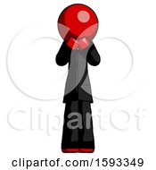 Poster, Art Print Of Red Clergy Man Laugh Giggle Or Gasp Pose