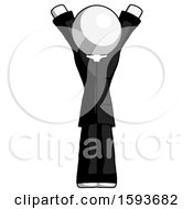 Poster, Art Print Of White Clergy Man Hands Up
