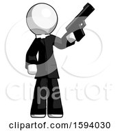 Poster, Art Print Of White Clergy Man Holding Handgun