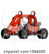 Poster, Art Print Of White Clergy Man Riding Sports Buggy Side Angle View