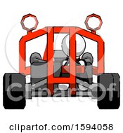Poster, Art Print Of White Clergy Man Riding Sports Buggy Front View