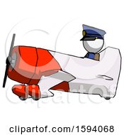 Poster, Art Print Of White Police Man In Geebee Stunt Aircraft Side View