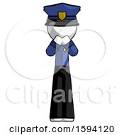Poster, Art Print Of White Police Man Laugh Giggle Or Gasp Pose