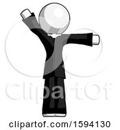 Poster, Art Print Of White Clergy Man Directing Traffic Right
