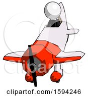 Poster, Art Print Of White Clergy Man In Geebee Stunt Plane Descending Front Angle View