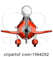 Poster, Art Print Of White Clergy Man In Geebee Stunt Plane Front View