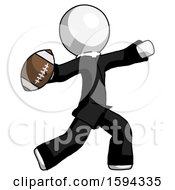 Poster, Art Print Of White Clergy Man Throwing Football