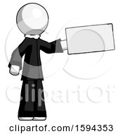 Poster, Art Print Of White Clergy Man Holding Large Envelope