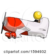 Poster, Art Print Of Yellow Clergy Man In Geebee Stunt Aircraft Side View