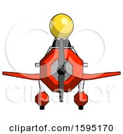 Poster, Art Print Of Yellow Clergy Man In Geebee Stunt Plane Front View