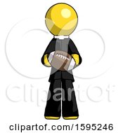 Poster, Art Print Of Yellow Clergy Man Giving Football To You