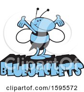 Bluejacket School Mascot On Text
