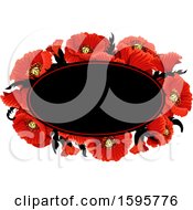 Clipart Of A Red Poppy Flower Design Royalty Free Vector Illustration by Vector Tradition SM