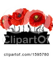 Poster, Art Print Of Red Poppy Flower Design