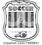 Grayscale Soccer Design