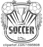 Grayscale Soccer Design
