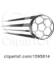 Poster, Art Print Of Flying Soccer Ball