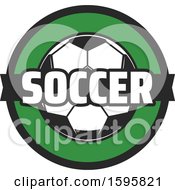 Clipart Of A Soccer Design Royalty Free Vector Illustration