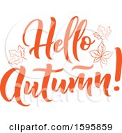 Poster, Art Print Of Hello Autumn Text Design