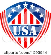 Clipart Of A Made In Usa Design Royalty Free Vector Illustration