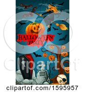 Poster, Art Print Of Halloween Party Background