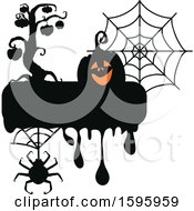 Poster, Art Print Of Silhouetted Halloween Design