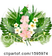 Poster, Art Print Of Tropical Flower Design