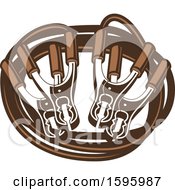 Clipart Of A Brown Automotive Design Royalty Free Vector Illustration by Vector Tradition SM