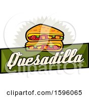 Clipart Of A Quesadilla Food Design Royalty Free Vector Illustration