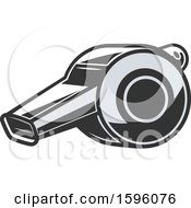 Clipart Of A Sports Whistle Royalty Free Vector Illustration