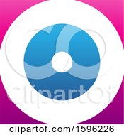 Clipart Of A Letter O Logo Royalty Free Vector Illustration