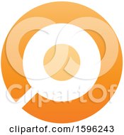 Poster, Art Print Of Orange Letter O Logo