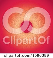 Clipart Of A Decorative Mandala Background Royalty Free Vector Illustration