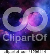 Poster, Art Print Of Nebula Background