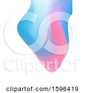 Clipart Of A Colorful Abstract Painted Background Royalty Free Vector Illustration