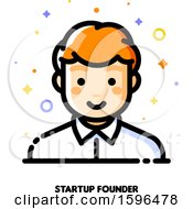 Poster, Art Print Of Male Startup Founder Icon